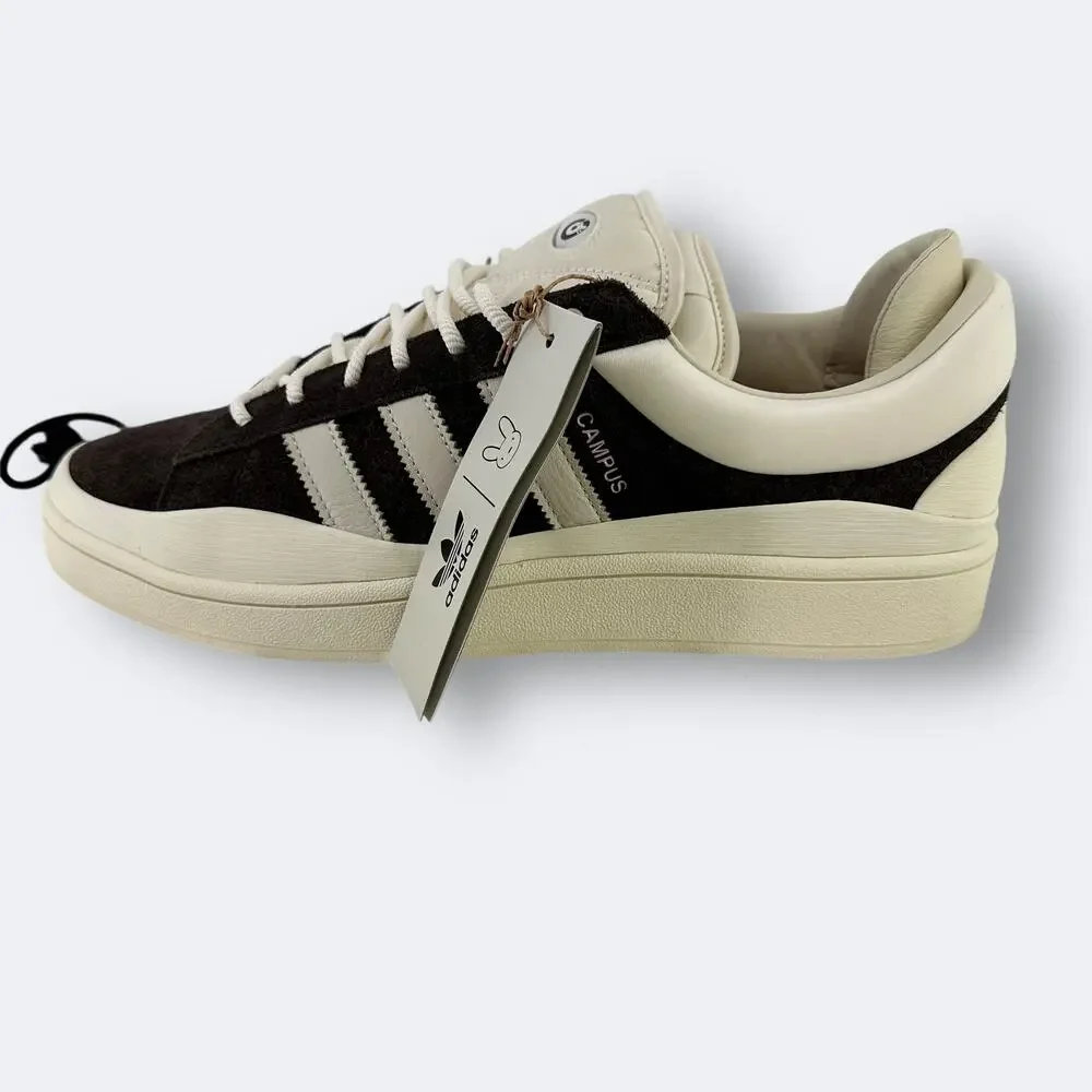 Adidas X Bad Bunny Campus Sneaker Shoes Mens Size 12.5 Brown Cream Suede
